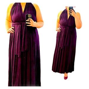 Deep Purple Infinity Dress